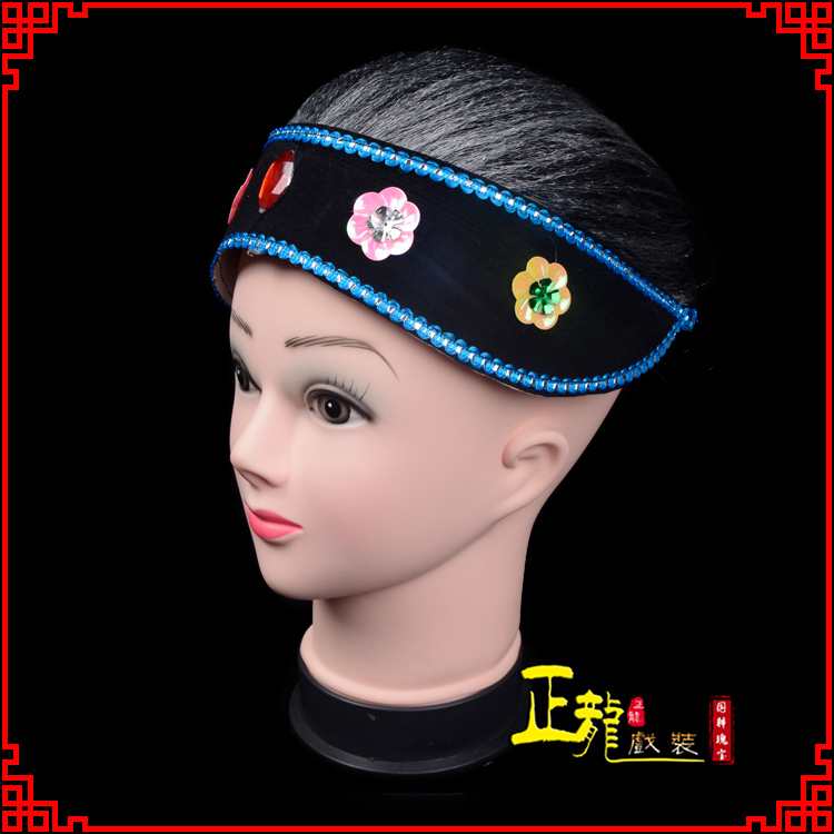 铁岭老旦媒婆穷老太婆假发套 老旦头套