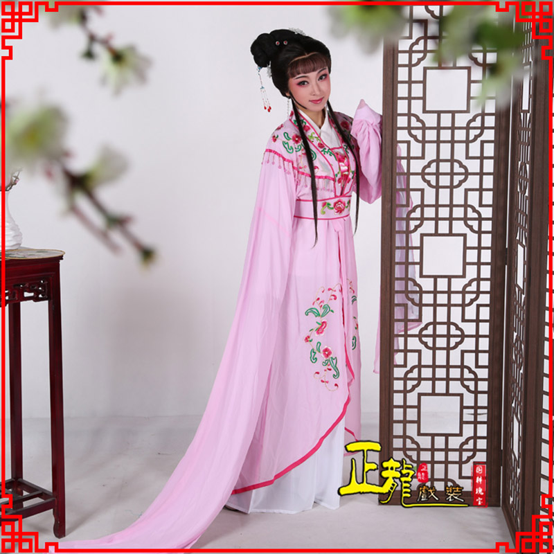 铁岭花旦黄梅戏服古装戏服水袖戏剧假云肩长披