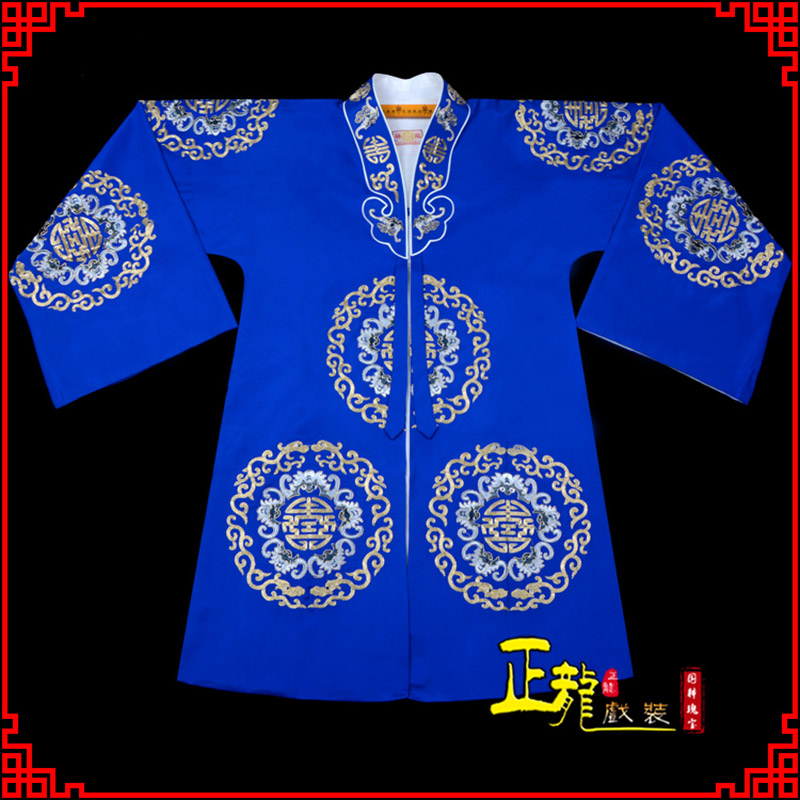 铁岭老旦团花披夫人土地婆软绉五蝠女员外衣