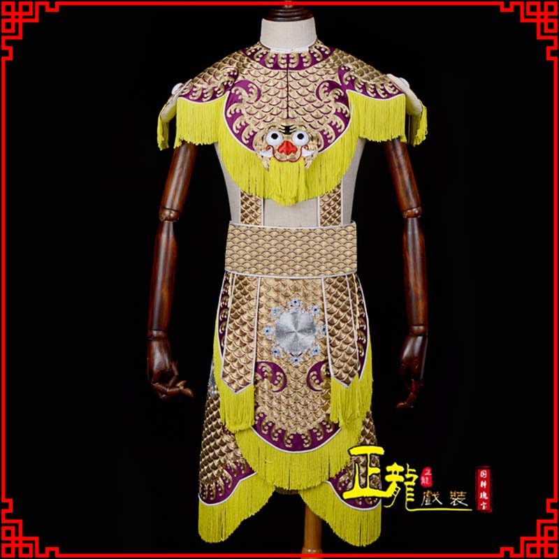 铁岭武将士兵云肩鱼鳞侉子